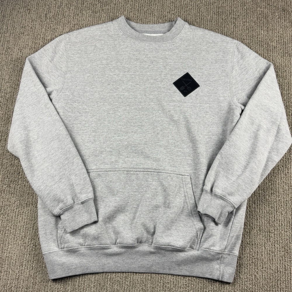 Coalatree Expedition Crew Sweatshirt Mens L Organic Cotton Blend Pullover Grey